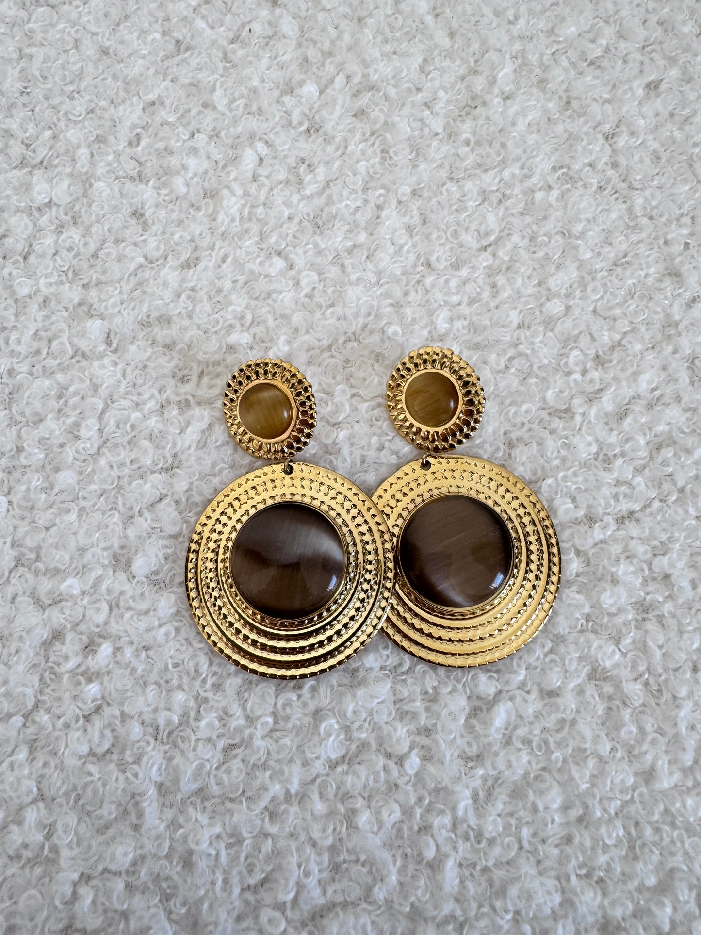 Boucles d’oreilles Mila – Soleil doré
