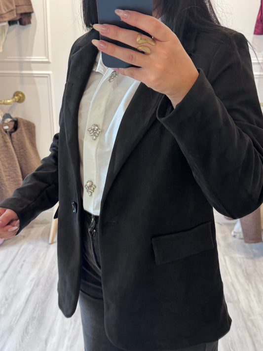 Blazer Élise – Élégance en daim