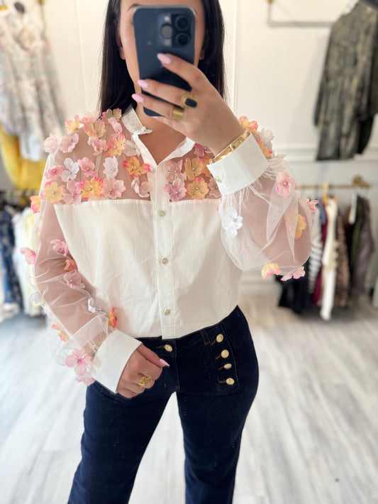 Chemise Fleurie - Magique et Romantique