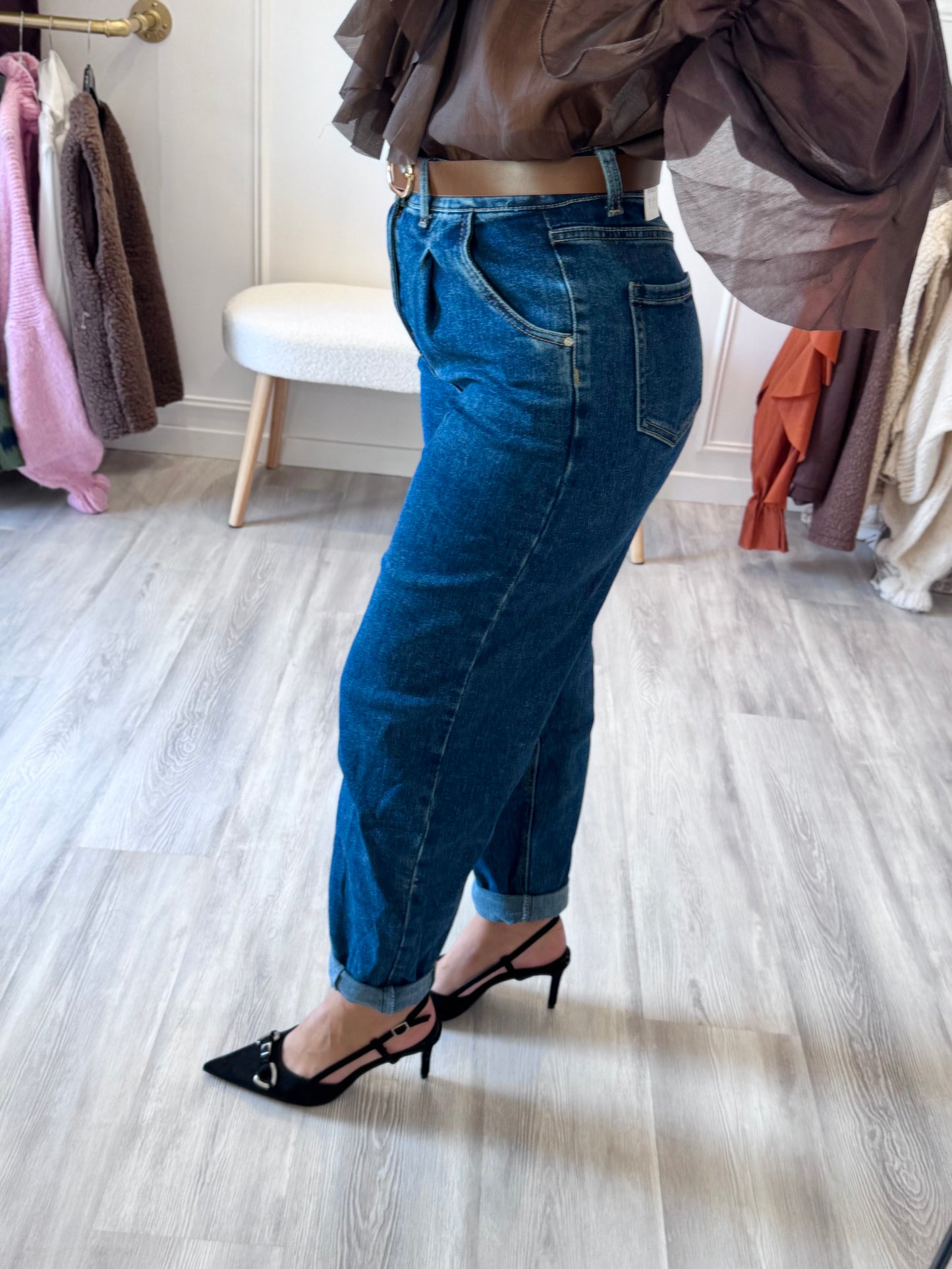 Jean Lou â Coupe barrel tendance