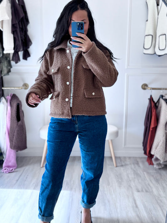 Veste Sofia â BouclĂ©e Ă©lĂ©gante