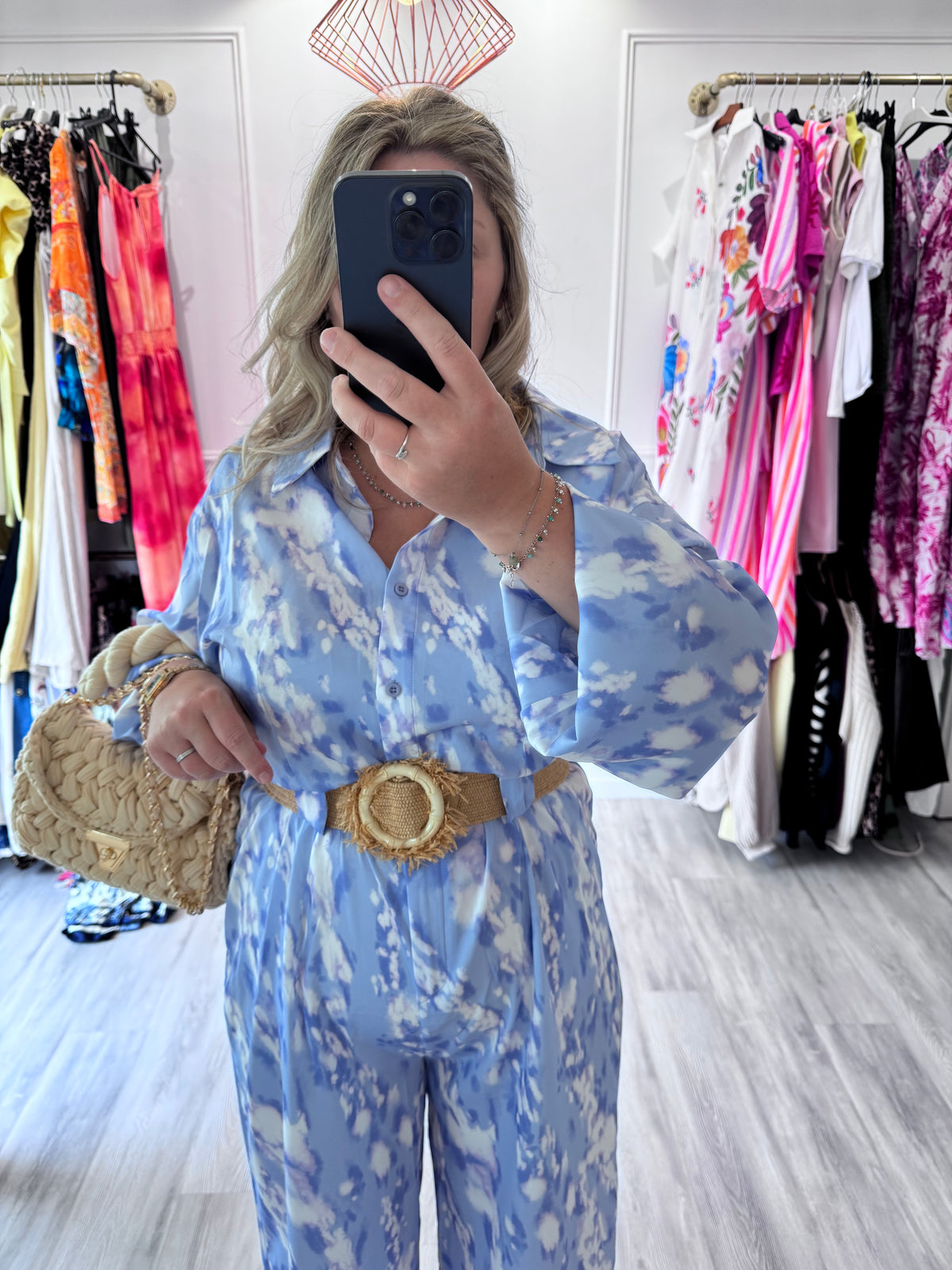 Combinaison Livia – Élégance pastel & silhouette fluide