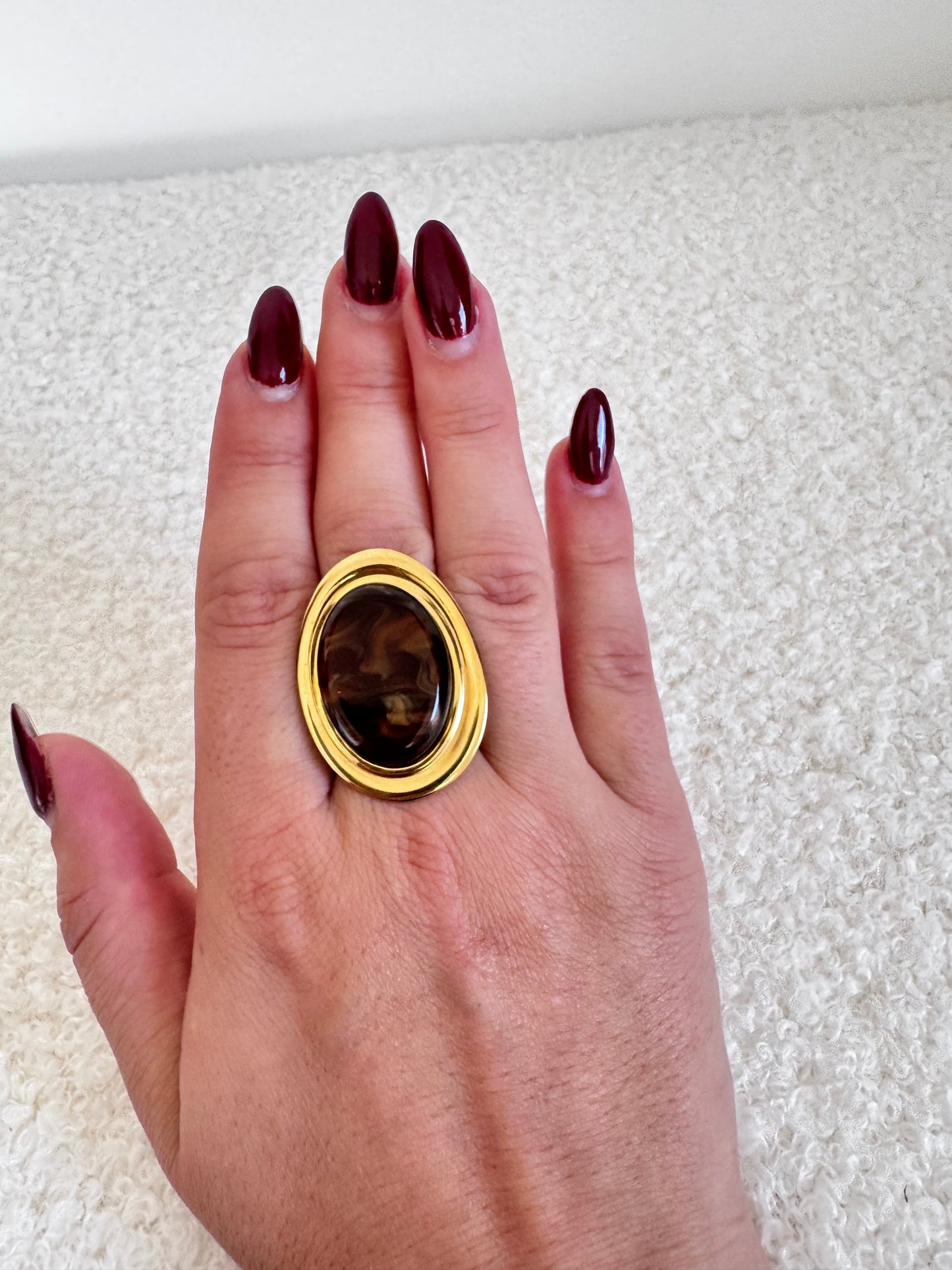 Bague Giulia – Élégance brune