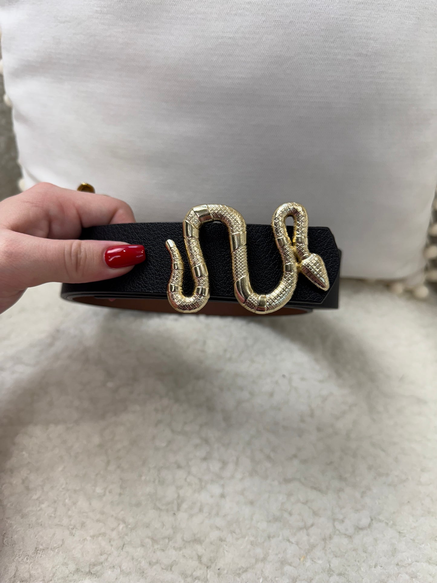 Ceinture "Serpent doré" - Audace et élégance