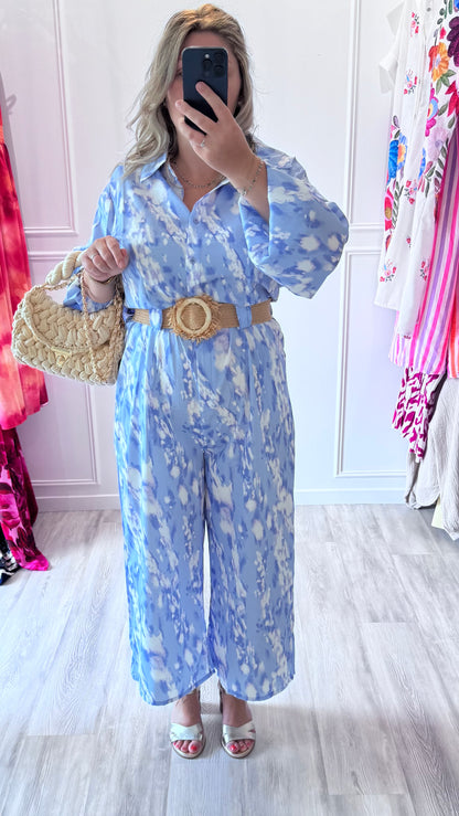 Combinaison Livia – Élégance pastel & silhouette fluide