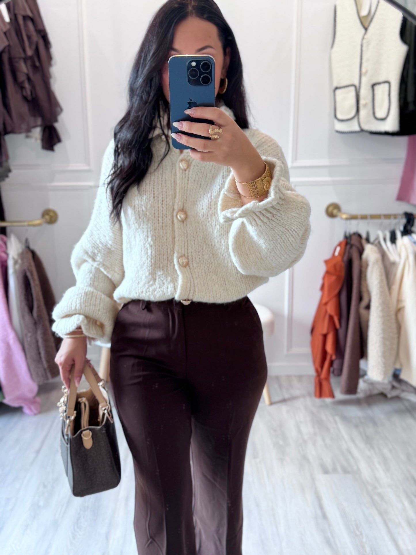 Cardigan Clara – Laine & Mohair