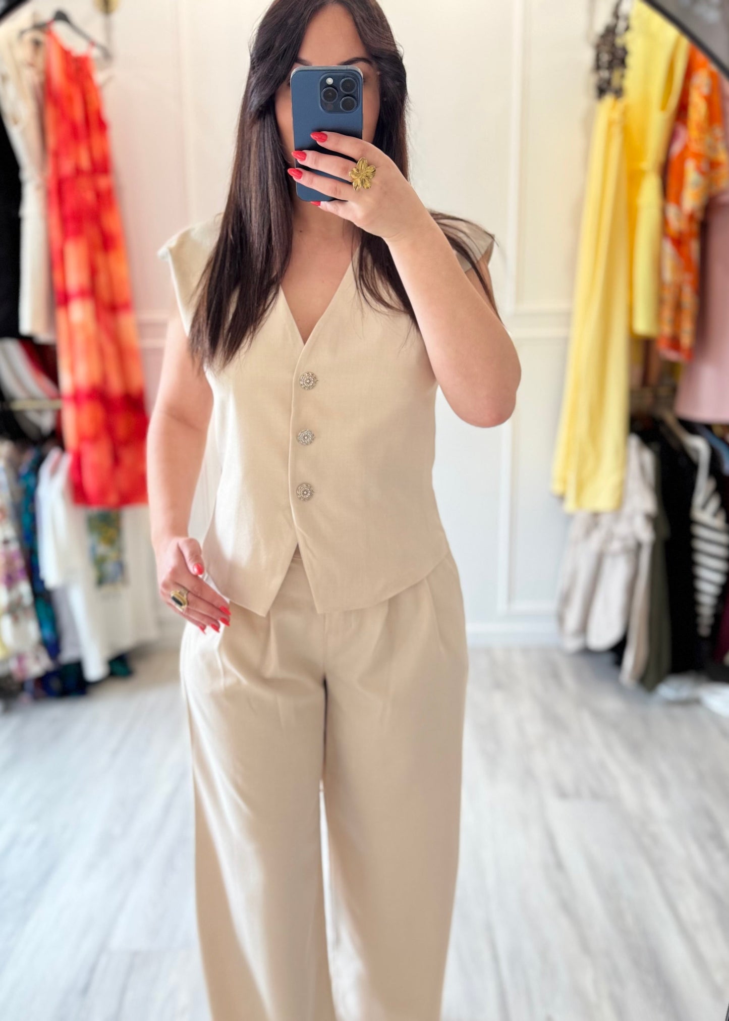 Élisa – L'ensemble Beige Nude
