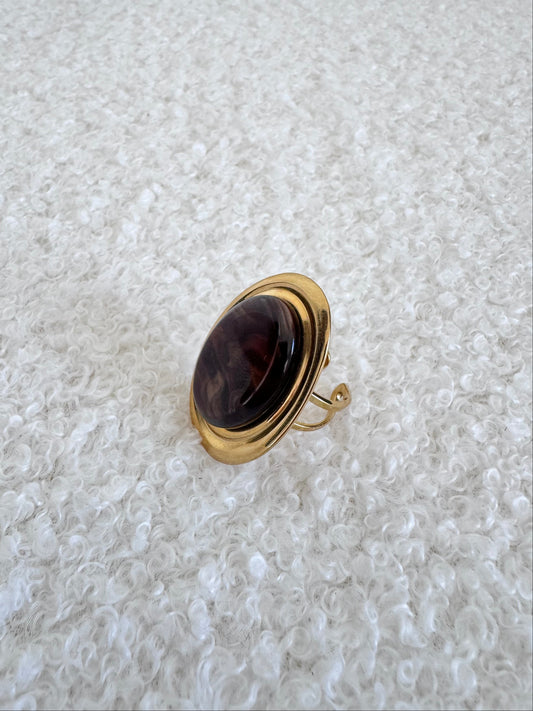 Bague Giulia – Élégance brune