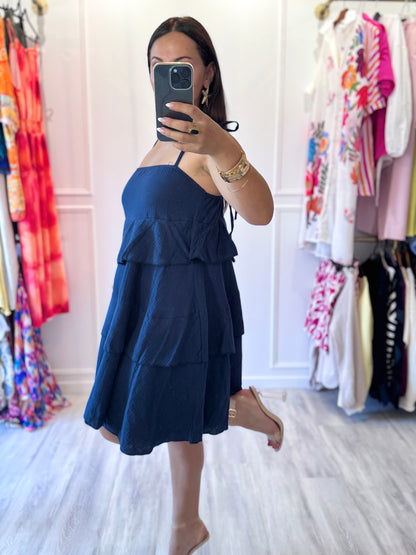 Robe Léna – Gaze de coton et  volants