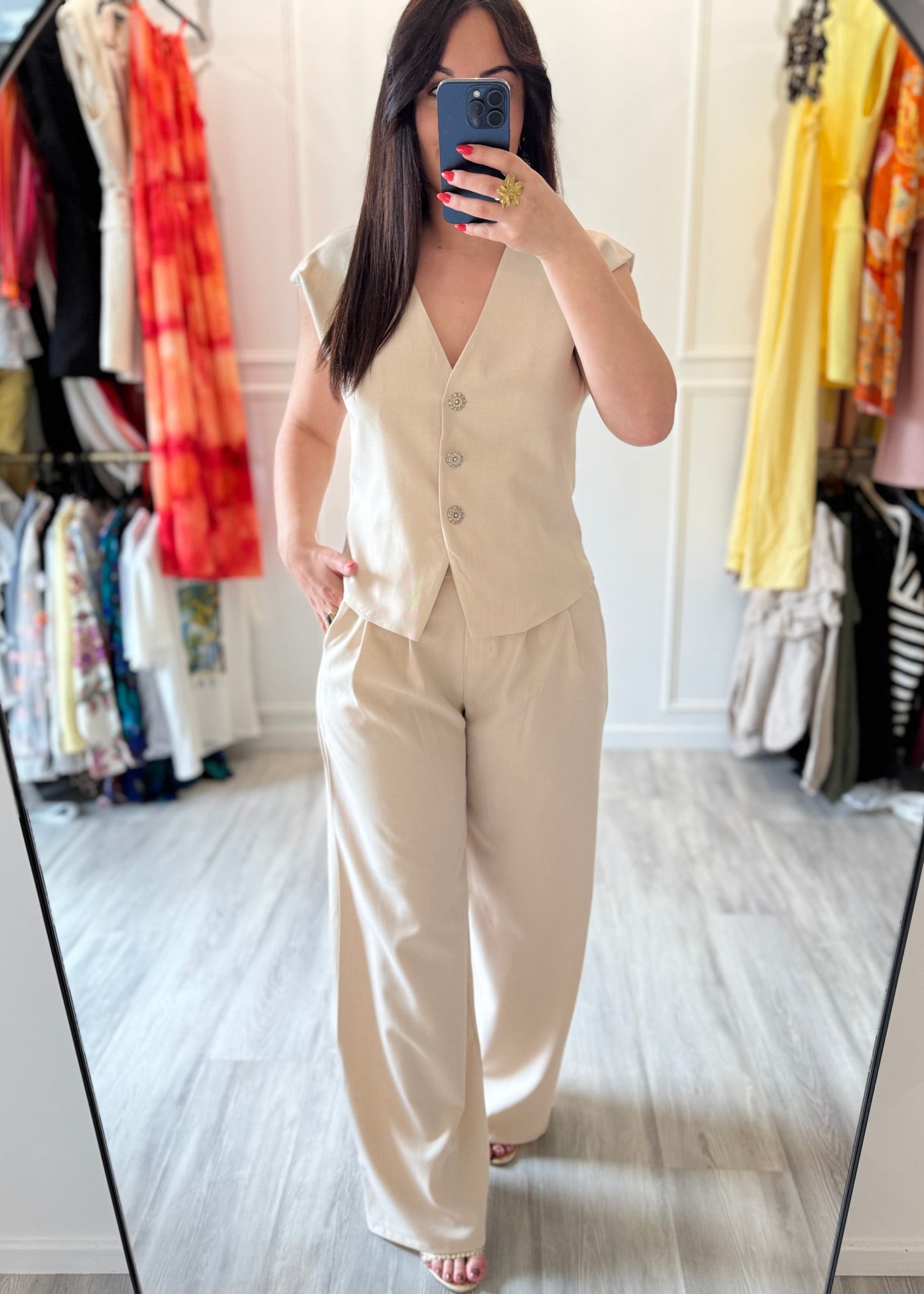 Élisa – L'ensemble Beige Nude