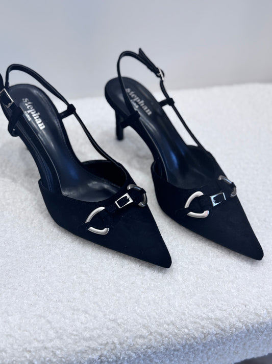 Escarpins Livia – Élégance en suédine