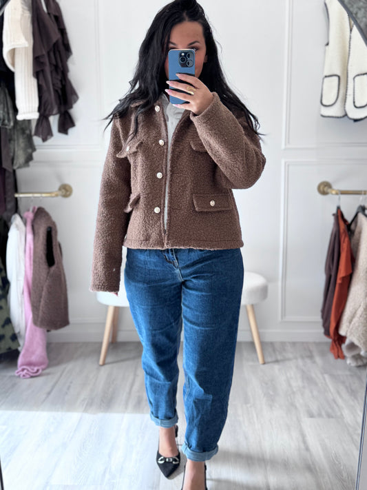 Veste Sofia – Bouclée élégante