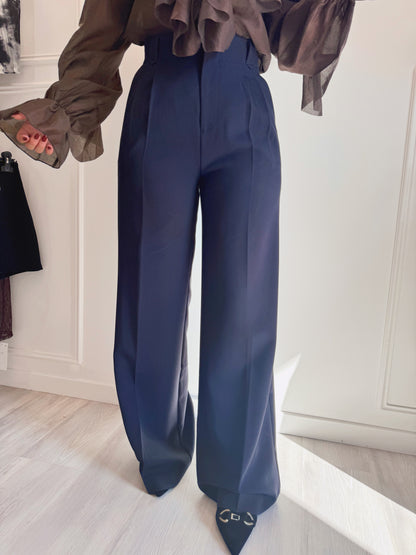 Pantalon Élisa – Tailleur chic marine 💙