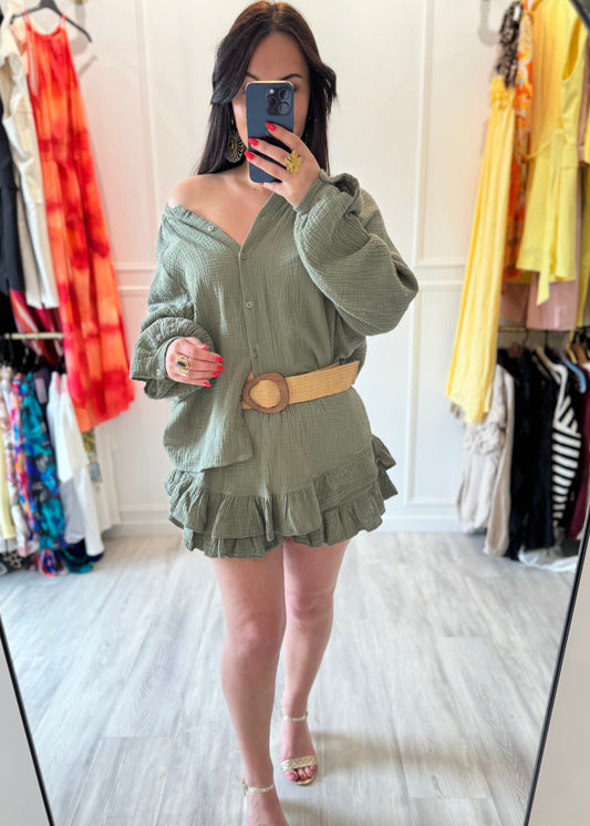 Manon – Kaki – L’ensemble qui respire l’authenticité