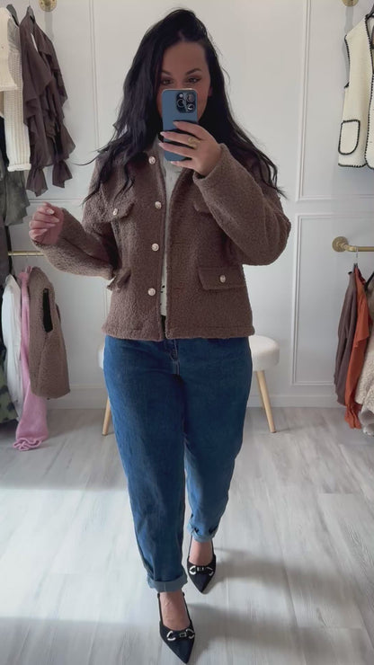 Veste Sofia – Bouclée élégante